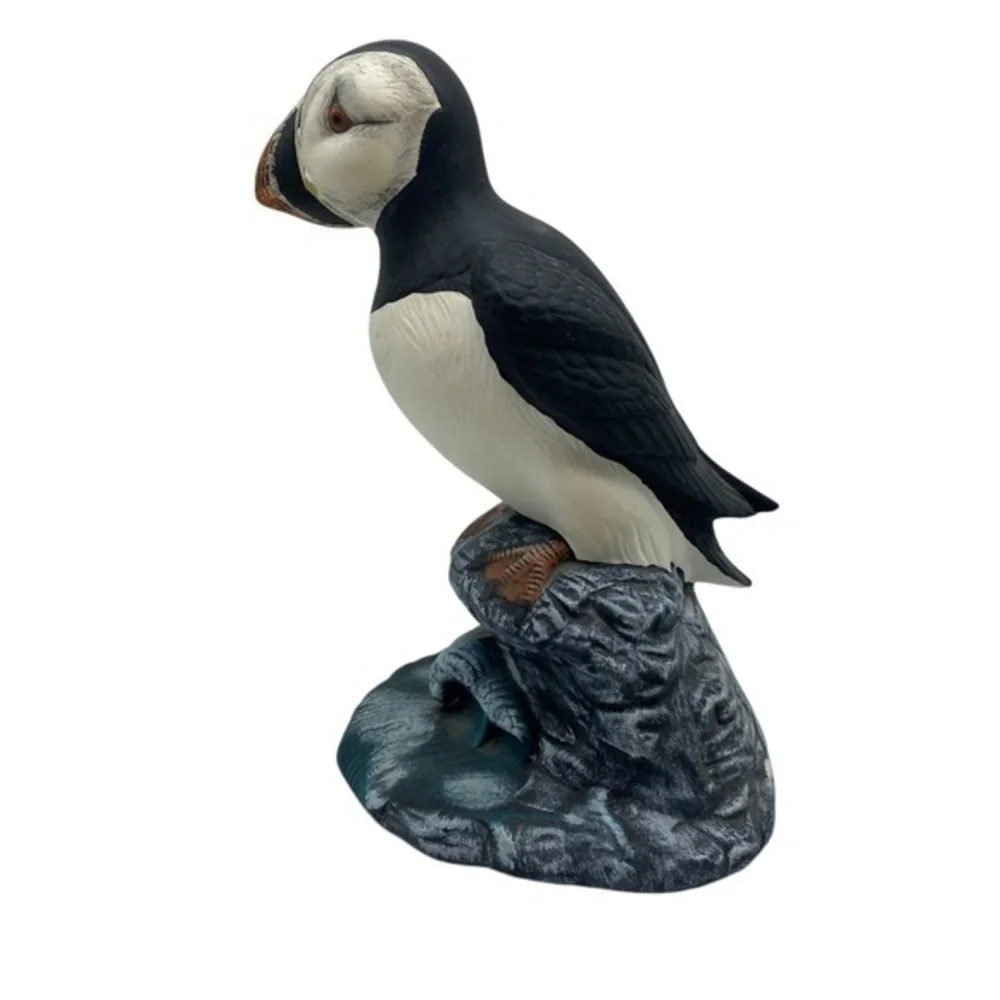 Atlantic Puffin Penquis Valley Milo, Maine Bird Porcelain Figurine